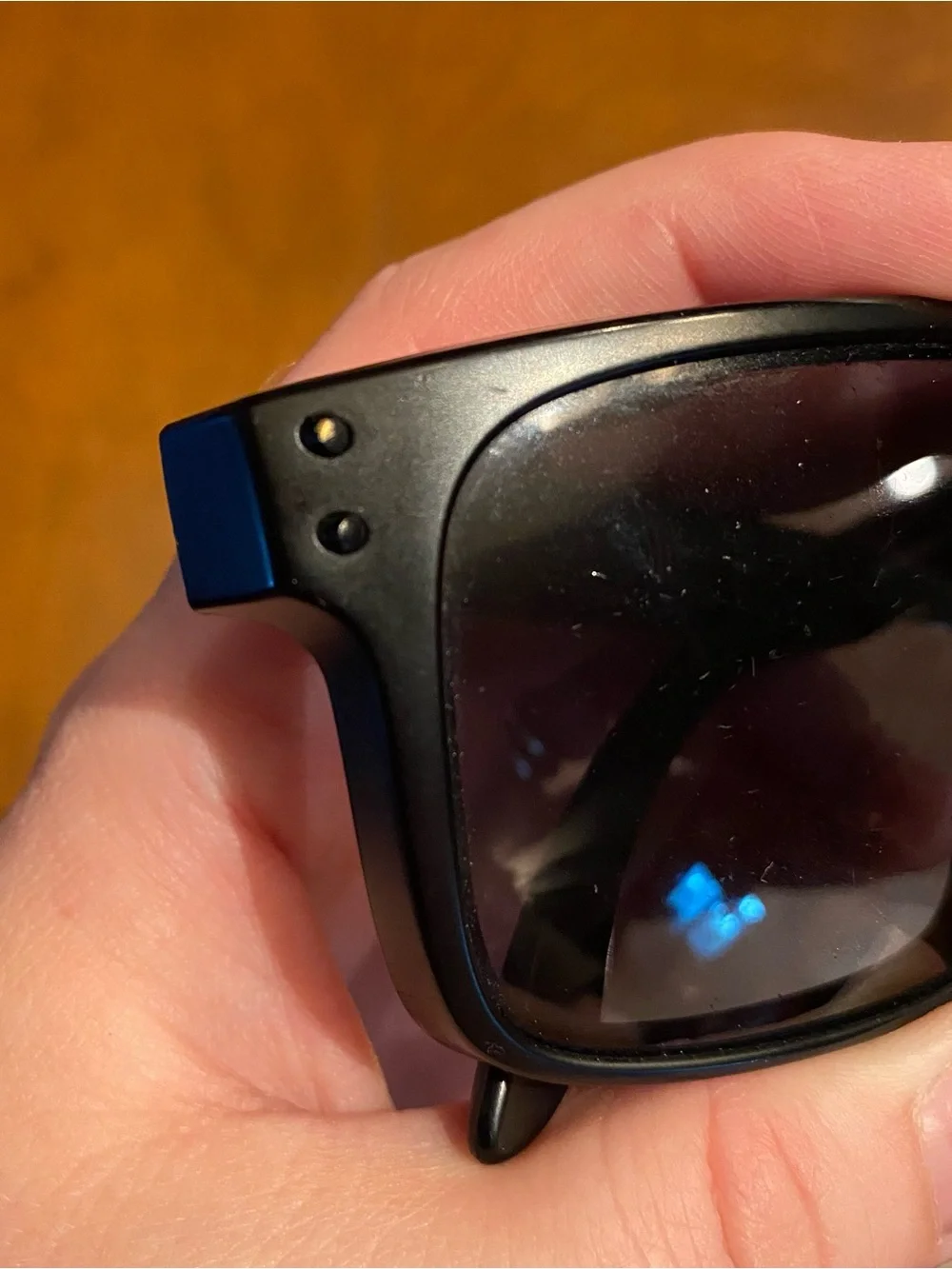 Oakley Holbrook Sunglasses Matte Black USA Flag Logo OO9102-E655 Mens